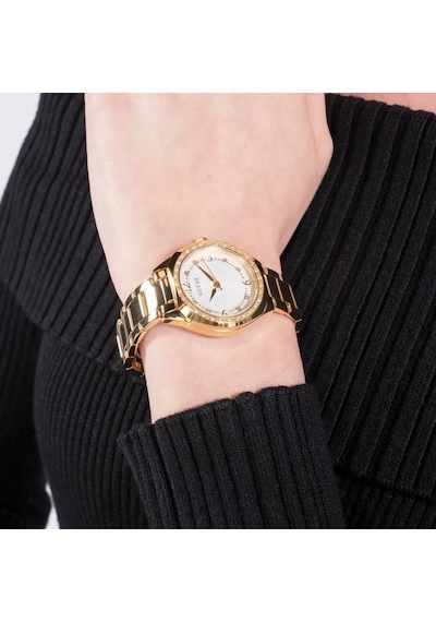 Guess Gugw0767l2 Altın Kaplama Taşlı Kadın Kol Saati Altın