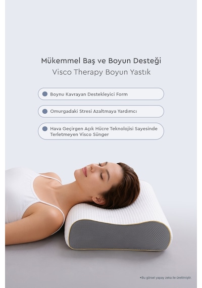 Yataş Visco Therapy Boyun Destekli Yastık 40 x 60