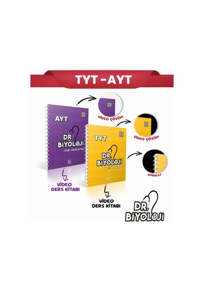 Dr Biyoloji Tyt Video Ders Kitabı & Ayt Video Ders Kitabı Set