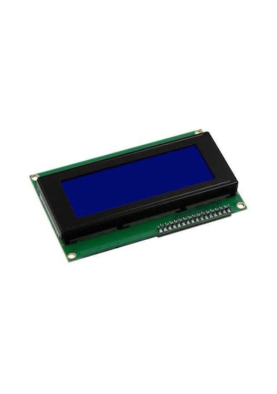 Robotistan 20X4 Lcd Ekran - I2C Lehimli Mavi Display