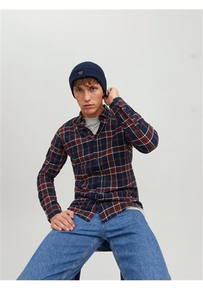 Jack & Jones Jacdna Beanıe Noos Navy