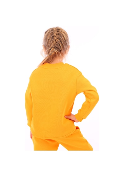 Toontoy Kız Çocuk Relax Fit Bisiklet Yaka Hafif Düşük Omuz Nakış Baskılı Sweatshirt - 3 İplik Şardonlu Turuncu Toontoy Kız Çocuk Relax Fit Bisiklet Yaka Hafif Düşük Omuz Nakış Baskılı Sweatshirt - 3 İplik Şardonlu Turuncu