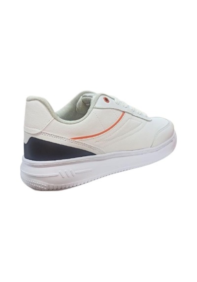M.P. 231-1087 Mr. Erkek Beyaz-Turuncu Sneaker Ayakkabı - 40 Beyaz