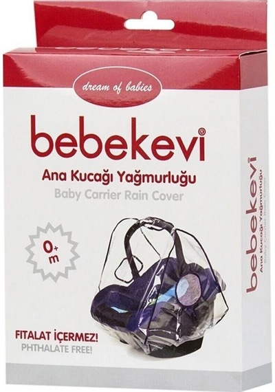 Bebekevi 804 Ana Kucağı Yağmurluğu 0+ Ay Kırmızı