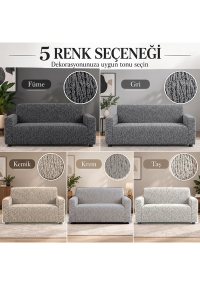 Altınkoza Koltuk Örtüsü - 3+3+1+1 Takım -%100 Pamuklu Esnek Streç Kumaş - Her Tip Kanepeye Uyumlu - Salon Oturma Grubu Koruyucu Kılıf - Yumuşak Dokulu Şık Ve Kullanışlı - Taş Çok Renkli Altınkoza Koltuk Örtüsü - 3+3+1+1 Takım -%100 Pamuklu Esnek Streç Kumaş - Her Tip Kanepeye Uyumlu - Salon Oturma Grubu Koruyucu Kılıf - Yumuşak Dokulu Şık Ve Kullanışlı - Taş Çok Renkli