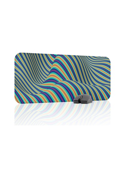 Realistik Çizgi Kaymaz Dikişli Kauçuk Oyuncu Mousepad V4 - 70x30 Xl Gaming Mouse Pad Fare Altlığı