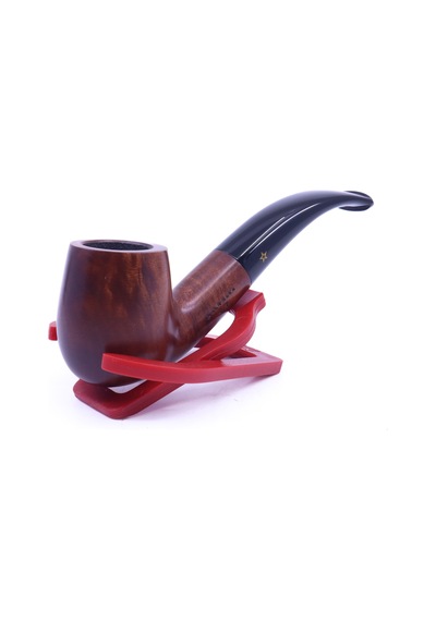 Şahin Sarı Yıldız Bent Billiard 9mm Filtreli Ebonit Saplı Pipo Mod L-10 247786