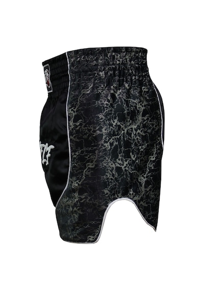 Dragondo Mt3408 Trust Yourself Siyah Muay Thai Kick Boks Şortu Siyah