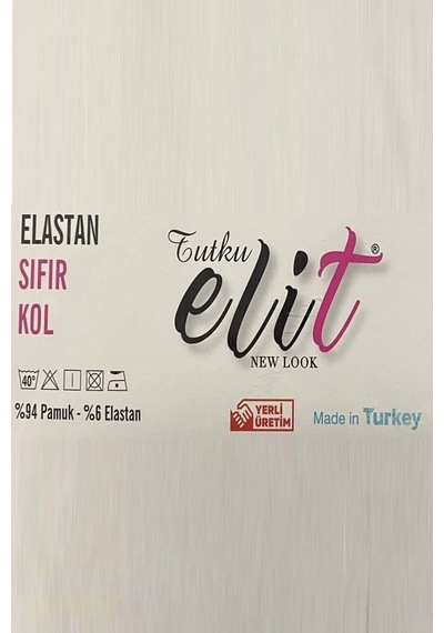 Kadın Sıfır Kol Likralı Fanila Atlet 2201- 12 Adet 001