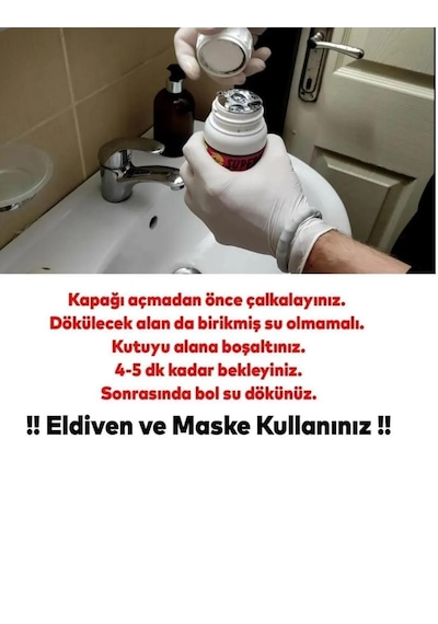 Dök Aç Lavabo Açıcı 1000gr 5 Adet