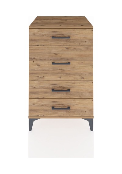 Kronos Komodin 4 Çekmeceli 60x59x96 Çam-çam Çam