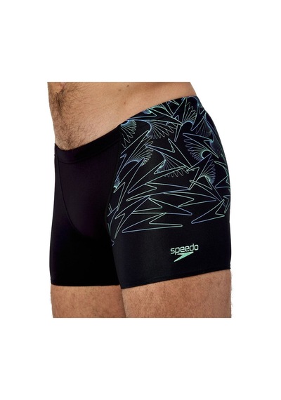 Speedo Hyperboom V Cut Aquashort Erkek Yüzücü Mayosu Siyah