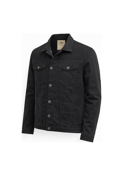 Classics Men Zbd Erkek Jean Denim Standart Kalıp Cepli Düğmeli Kot Ceket 7590 Siyah Classics Men Zbd Erkek Jean Denim Standart Kalıp Cepli Düğmeli Kot Ceket 7590 Siyah
