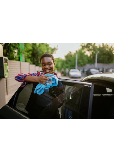Roro Auto Alpler Mavi Mikrofiber Oto Temizlik Seti Araç Kurulama Havlusu Cam Bezi Yıkama Eldiveni