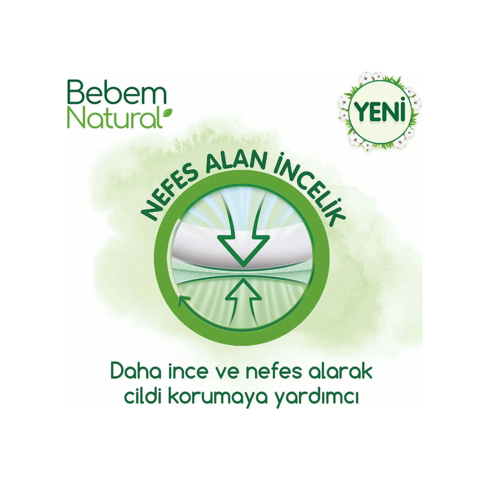 Bebem Bebek Bezi Natural Beden:6 15+kg Extra Large 384 Adet 6 Numara