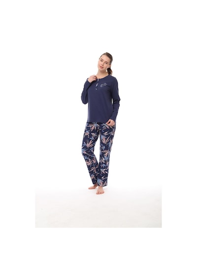 Pijadore 1561 Kadın Uzun Kollu Pijama Takım 001