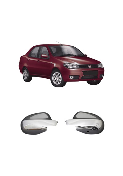 Fiat Albea 2009+ Araca Özel Krom Ayna Kapağı Abs Plastik A+