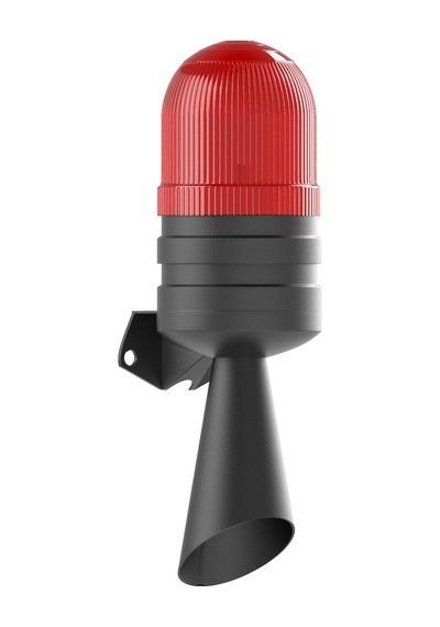 Mesan Led Flaşör Borulu Horn Korna Kırmızı 24vdc Ms 5830.1.24vdc