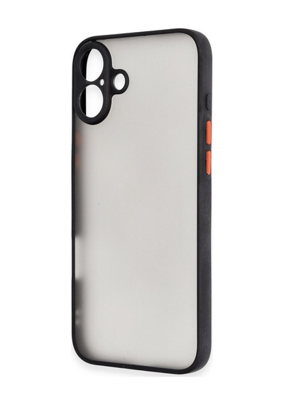 Apple iPhone Uyumlu 16 Kılıf Montreal Silikon Kapak - Siyah Bzsxx00 1