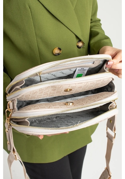 Just Polo Kadın Taş Orta Boy Şıklığı Ve Konforu Buluşturan Omuz Çantası Shoulder Bag 342053mh