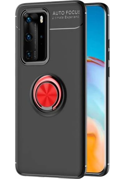 Huawei P40 Pro Yüzüklü Manyetik Ravel Kilif 513799658