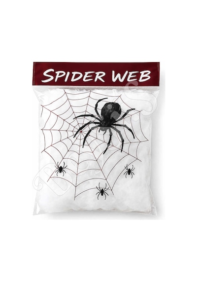 Beysüs Halloween Cadılar Bayramı Beyaz Renk Örümcek Ağı Seti Tüm Yaşlar
