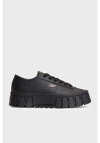 Tommy Jeans Hakiki Deri Sneaker Ayakkabı Kadın Ayakkabı En0en03165 Bds Siyah