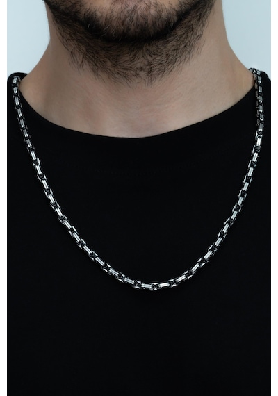 Kral Erkek Çelik Zincir Kolye 5 Mm 55 Cm 5 Renk Ck11 Beyaz