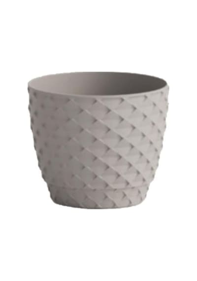 Omnipazar So-kap1 Kapadokya Dekoratif Plastik Saksı 0.5 Litre No 1 Kirli Beyaz 113