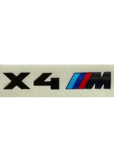 Bmw Uyumlu X4 M Siyah Yazı