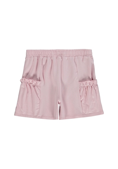 Civil Girls Torba Cep Detaylı 6-9 Yaş Şort - Pudra