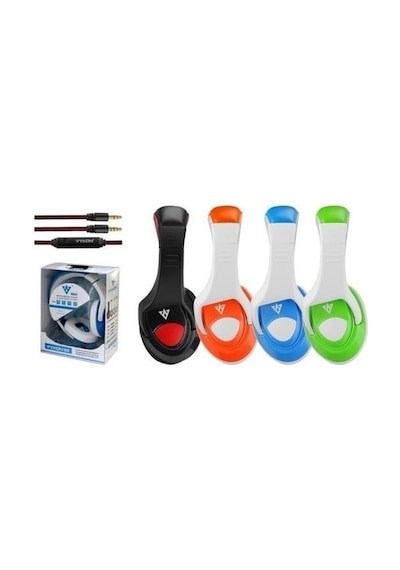 M M Vykon Mq4440mm Sürücülü Mikrofonlu Bilgisayar Kulaklığı Jak Girişli