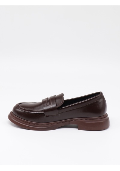 Nesilshoes Nesil Shoes Dvm 2530 Kahve Maskulen Kadın Loafer