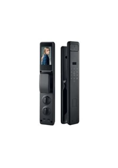 Emaks Prime Akıllı Kilit GALAXY10 Ultra, Yüz tanıma, Parmak İzi, Şifre, Kart, Uygulama, İç Ekran -