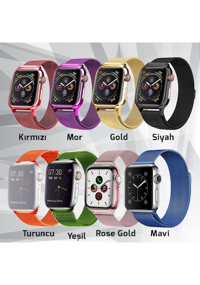 Apple Uyumlu  Watch Metal Kordon 38-40 MM 42-44 MM