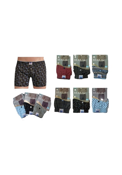 12 Adet Karışık Renk Havlu Bel Boxer KARIŞIK 12 Adet Karışık Renk Havlu Bel Boxer KARIŞIK