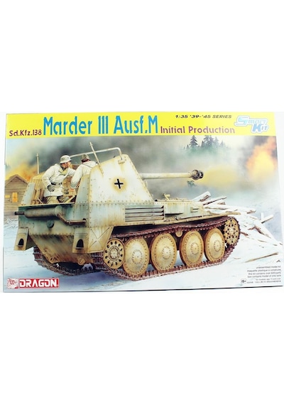 Dragon 6464 1/35 Ölçek, Sd.kfz.138 Marder Iıı Ausf.m, İlk Üretim Tankı Plastik Model Kiti-57576