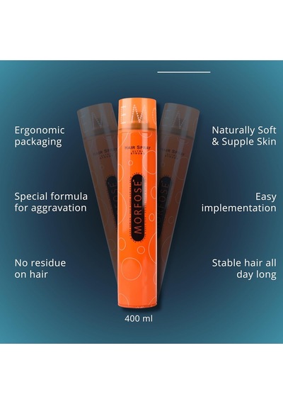 Morfose Saç Spreyi Ultra Strong Turuncu 400 Ml