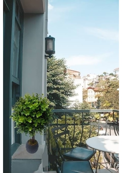 Okaliptüs Top Şimşir Balkon Ve Salon Çiçeği Çalılı Yapay Ağaç