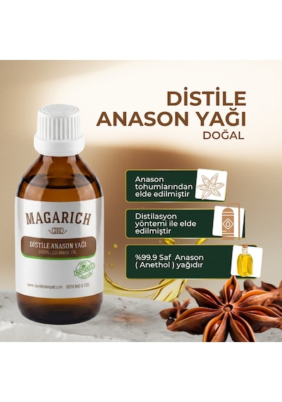 Magarich Distile Saf Anason Yağı 100 ML