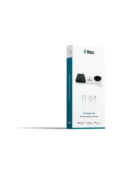 Ttec Aircharger Trio 3 Ü 1 Arada Apple İphone Uyumlu + Apple Watch + Airpods Kablosuz Hızlı Şarj Aleti