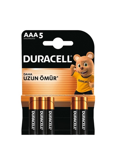 Basic Aaa Alkalin İnce Kalem Pil 5'li Paket 1,5v Lr03 Mn2400