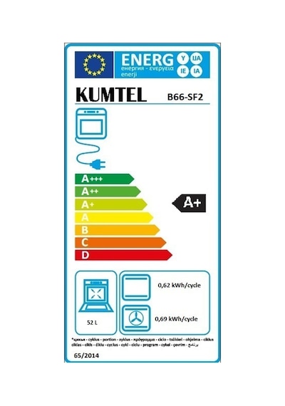 Kumtel HI6-4TB + B66 - SF2 (DDT) 2'li Siyah İndüksiyonlu Ankastre Set