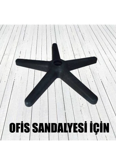 Plastik Yıldız Ayak Koltuk Ayağı 6057