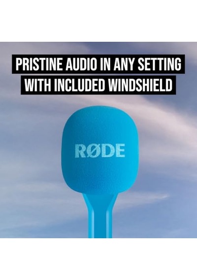 Røde Interview Go Røde Kablosuz Mikrofonlar İçin El Tipi Adaptör Mavi