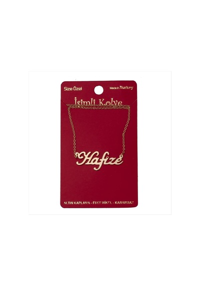 Hafize - 287 - İsimli - Ilkestor - Kolye Sarı altın