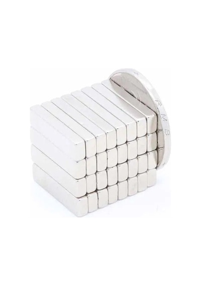 5 Adet - Köşeli Neodyum Mıknatıs, 20x6x3 Mm, Süper Güçlü Magnet, N35 Kalite