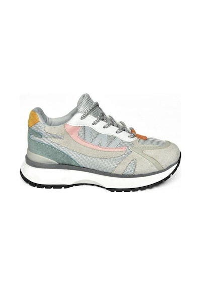 Fox Shoes R312511002 Gri Süet Kadın Spor Ayakkabı Sneakers Gri