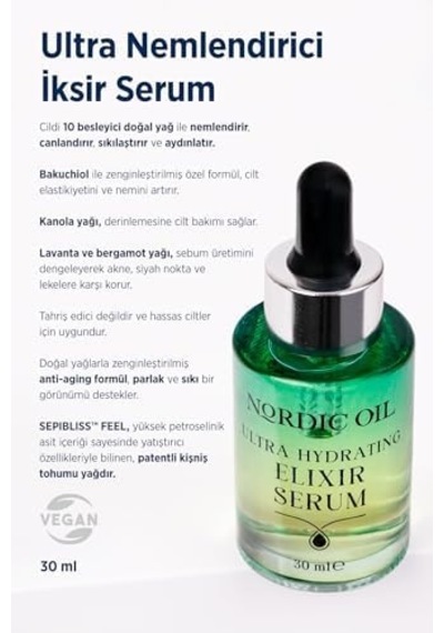 Oil Ultra Nemlendirici Elixir Serum 3 Paketi
