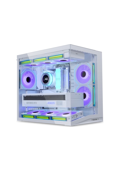 Lian Li O11 Dynamic Mini V2 Beyaz Mid Tower Atx Kasa Akak0llı0080